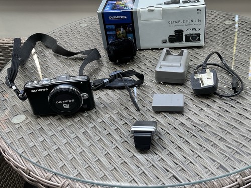 Olympus pen lite pl3 black - olympus,