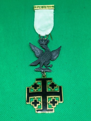 Masonic medal jewel red - medal,