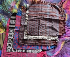 100% Soft Cotton Shemagh Scarves x 6 , various designs