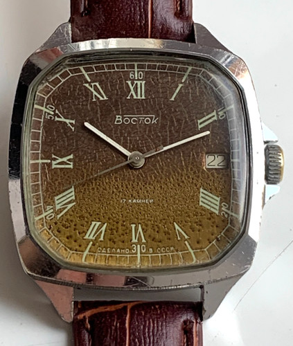 Men vintage soviet watch - vintage,