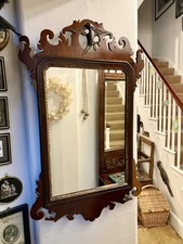 Georgian 18th Century Ho Ho Bird Regency Antique Mirror Old Repairs