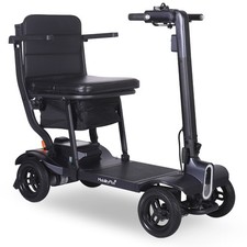 NEW MobilityPlus+ Nexus Lightweight Folding Mobility Scooter Portable - Black