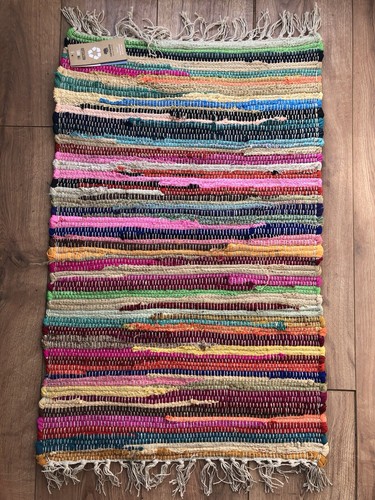 Chindi rag rug runner 60cm - chindi,