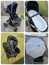 Silver Cross Pioneer Simplicity Plus Isofix Bundle Pepper