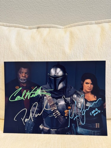The mandalorian hand signed - 'the, hand-signed