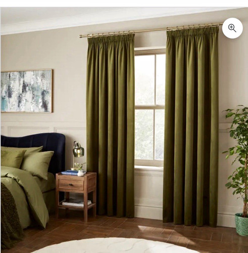Dunelm luxe velour pencil - velour,