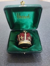 Miniature Crown Trinket Box In Harrods Knightsbridge with magnetic lid.