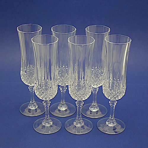 Six vintage cristal arques - six,