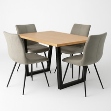Seina Solid Oak Dining Table