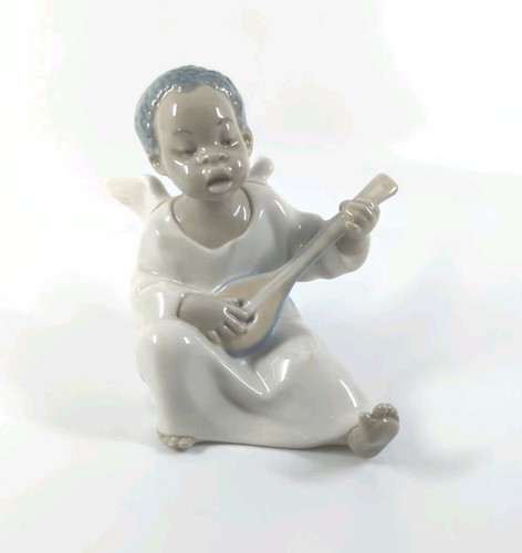 Lladro angel mandolin - angel, mandolin-