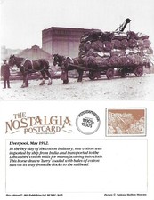 Postcard Horse Drawn Wagon