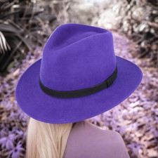 Fedora Felt Wool Hat Crushable