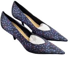 Other Stories Blue Floral Toe Heels Extreme Point Size EU 41  REF S 439