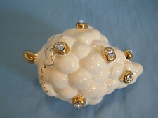 Ceramic Fruit with Crystals -