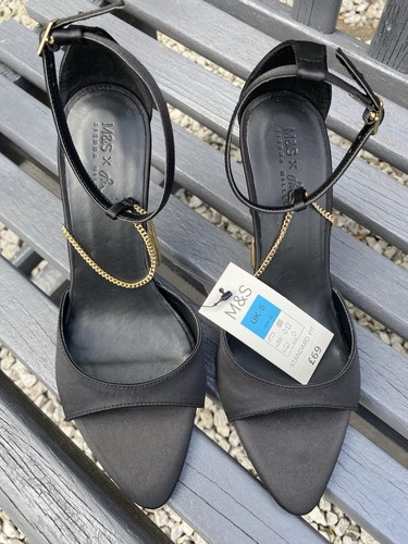 Black stiletto ankle - m&s,
