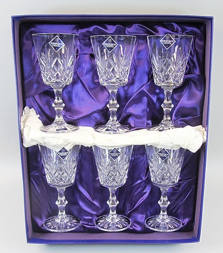 Edinburgh crystal wine - wine, glasses