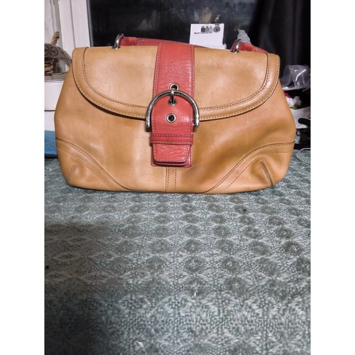 Coach soho tan red - soho,
