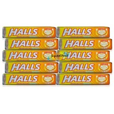 10x Halls Sugar Free Lozenges