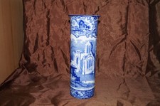 George Jones Blue and White 'Abbey' Ware Vase - circa 1930