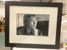 John Lennon Mixed Media Framed