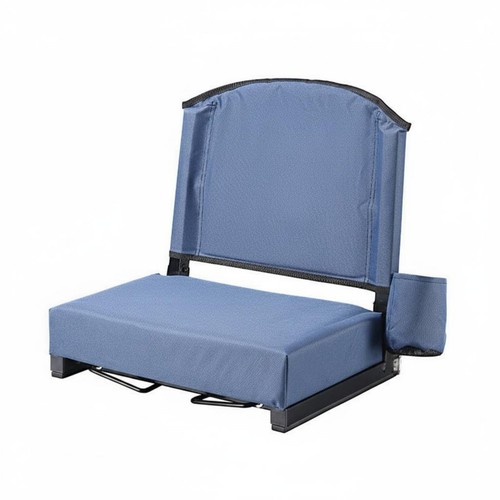 Folding stadium seat with - folding,