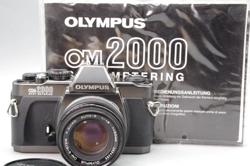 Olympus om2000 slr with 50mm - olympus,