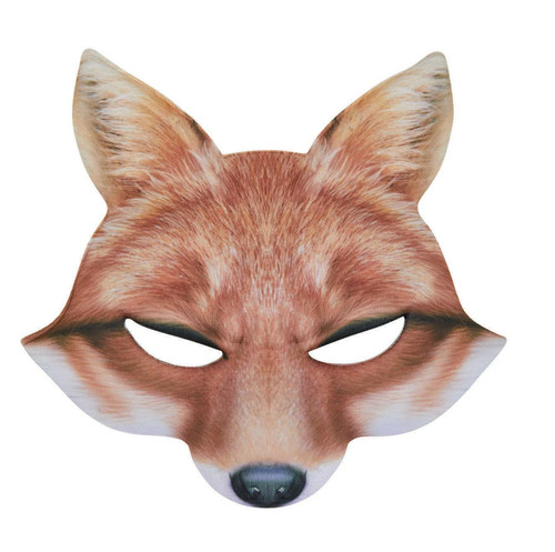 Fox mask adult child - mask, fancy