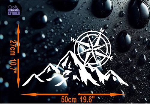 Large compass mountain - large, v2