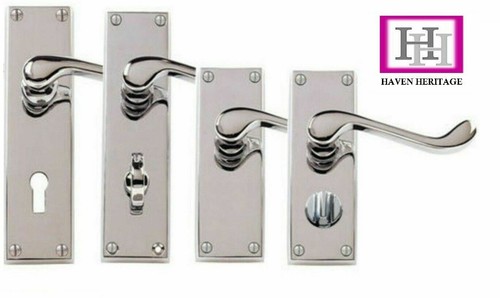Door handle sets victorian - handle,