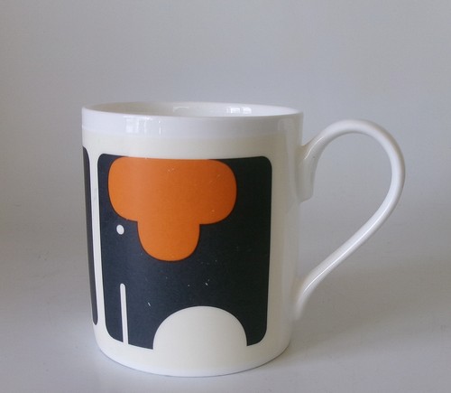 Orla kiely elephant mug - kiely,