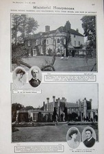 Old Antique Print 1908 Mckenna