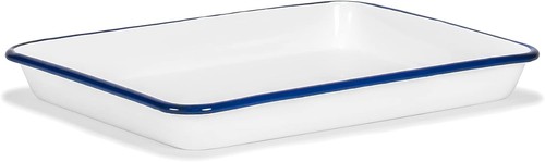Red x9 enamelware - red, x9"