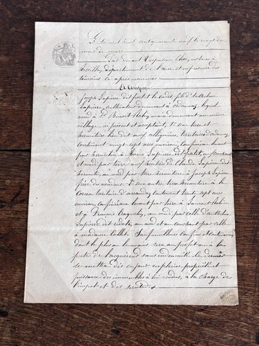 Antique french hand - french,