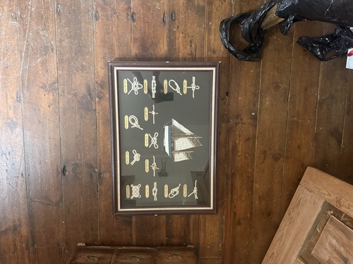 Vintage framed nautical - vintage,