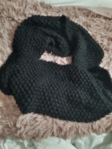 Zara wrap around knitted scarf