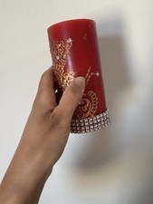 Mehndi Red Scented Candles X 2