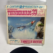 CENTURY 21 TV Introducing Thunderbirds 1965 33rpm mini album Gerry Anderson