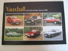 1980 VAUXHALL BROCHURE. 60
