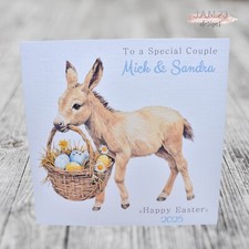 Personalised Happy Easter Card