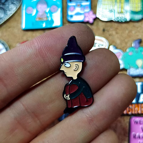 Radiohead robin enamel pin - radiohead,