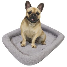 PET DOG BED, THIN MATTRESS, DOG CRATE PAD, SOFT FLEECE WASHABLE - CLEARANCE SALE