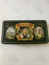 Vintage Hinged Tin Box William