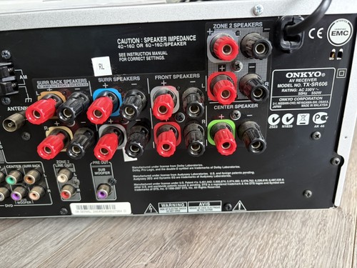 Onkyo sr606 receiver - tx-sr606, av