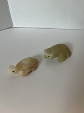Vintage Stone Frog And Turtle-