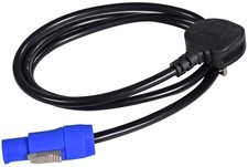 Powercon Twist Lock to 13A UK
