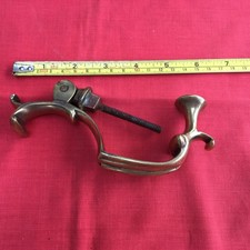 BRASS GOLD DOOR KNOCKER-HAVE YOU MOVED AND WANT A NEW KNOCKER-THIN - BUY IT NOW