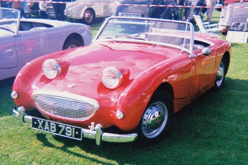 Frog eyed sprite sports car - eyed,
