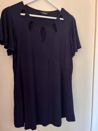 Yours clothing ladies navy - yours,