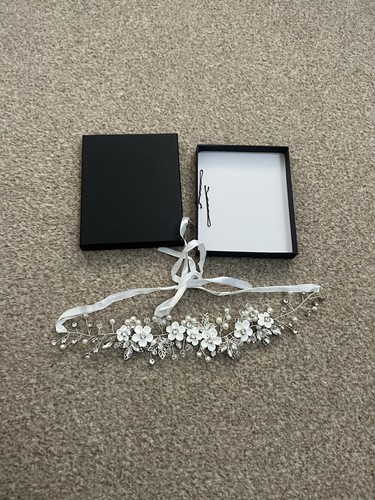 Rhinestone bridal headpiece - rhinestone,