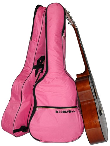 Pink guitar case gig bag - pink,